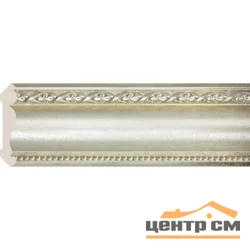 Багет интерьерный COSCA, "Антик", Карниз 107, "Платина" 2500 мм/12 арт.154-937