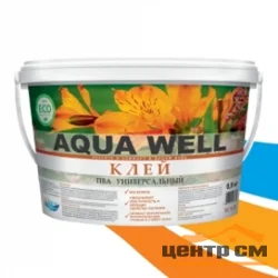 Клей ПВА универсальный Aqua Well морозостойкий 0,9 кг