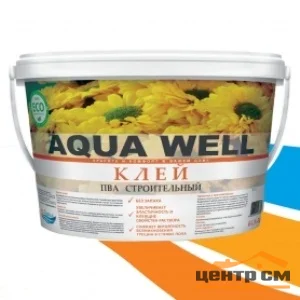 Клей ПВА строительный Aqua Well морозостойкий 2,5 кг