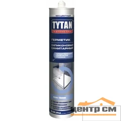 Герметик силиконовый санитарный белый TYTAN Professional 80мл