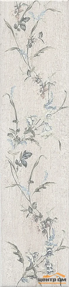 Плитка KERAMA MARAZZI Кантри Шик белый декорированный 9,9х40,2х8 арт.SG401600N