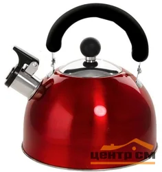 Чайник газовый Добрыня DO-2903R 2,5л, красный