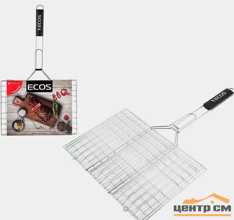 Решетка для барбекю ECOS RD-104C 35х25х1,5 см