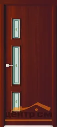 Дверь ВДК Портер казахский итальянский орех стекло фьюзинг 60х200, МДФ