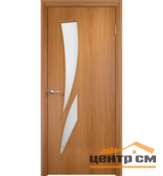 Дверь ВДК Стрелиция миланский орех стекло 70х200, МДФ