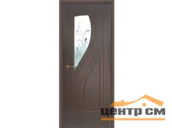Дверь ВДК Грация венге стекло 70х200, ПВХ