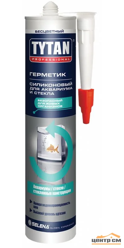 Герметик силиконовый санитарный бесцветный TYTAN Professional 280мл