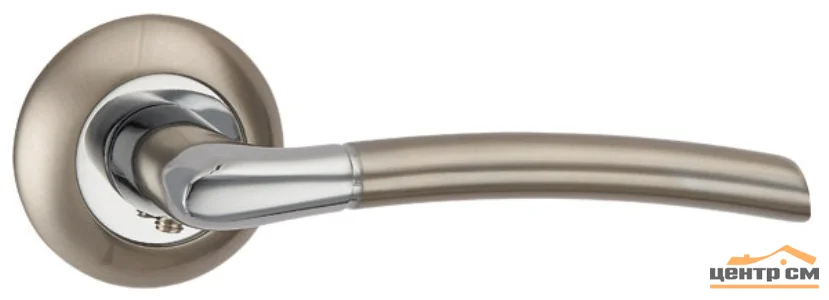 Ручка дверная PUNTO ARDEA TL SN/CP-3 матовый никель/хром