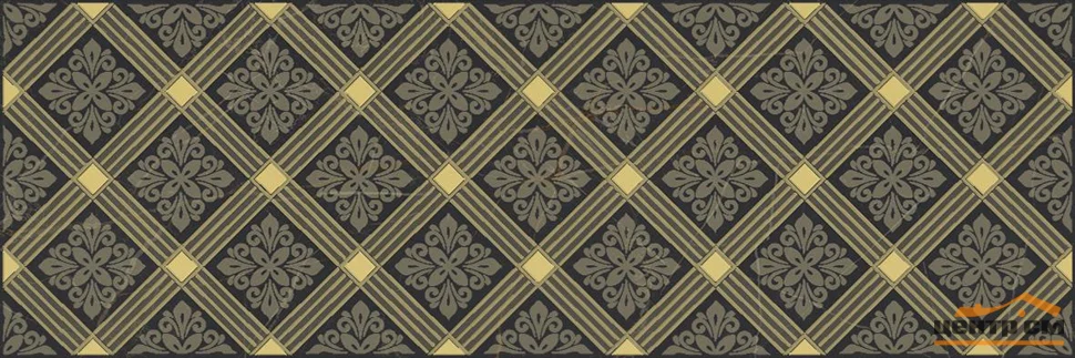 Плитка LAPARET Royal Декор чёрный 20х60 арт.AD\B483\60045