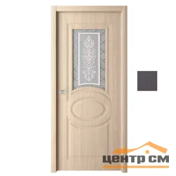 Дверь ВДК София венге стекло наливное 60х200, ПВХ