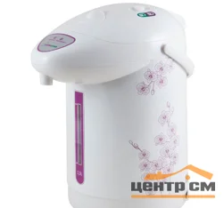 Термопот HOMESTAR HS-5001 2,5 л, рисунок, фиолетовые цветы