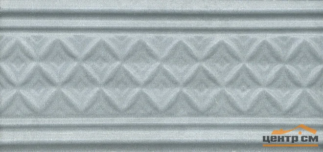 Плитка KERAMA MARAZZI Пикарди бордюр структура голубой 15x6,7x10 арт. LAA004
