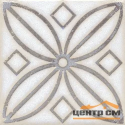 Плитка KERAMA MARAZZI Амальфи вставка орнамент коричневый 9,9x9,9x7 арт. STG\A402\1266