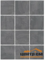 Плитка KERAMA MARAZZI Дегре серый темный, полотно 30х40 из 12 частей 9,9х9,9 9,9x9,9x7 арт. 1300
