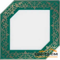 Плитка KERAMA MARAZZI Клемансо декор зеленый 15x15x6,9 арт. HGD\D250\18000
