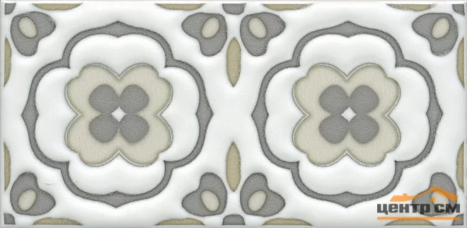 Плитка KERAMA MARAZZI Клемансо декор орнамент 7,4x15x6,9 арт. STG\A617\16000