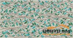 Панель листовая ПВХ «Стандарт» мозаика "Малахитовый листок" 957х480мм (пленка 0,4мм) Регул