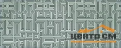 Плитка Azori Nuvola Labirint verde декор 20,1x50,5