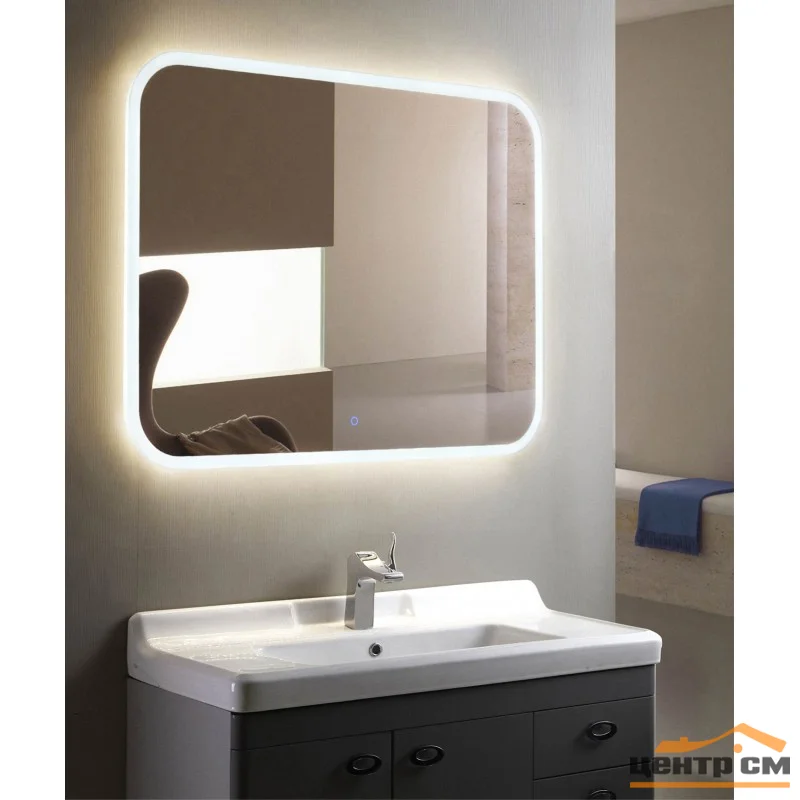 Зеркало TIVOLI Logic LED 900х700 (Demure), с подсветкой