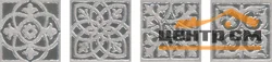 Плитка KERAMA MARAZZI Вставка Парнас серый лаппатированный 9,5x9,5x8 арт.HGD\C170\SG1550L
