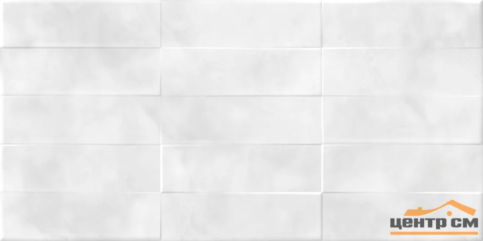 Плитка CERSANIT Carly рельеф кирпичи светло-серая стена 29,8x59,8 арт.CSL523D