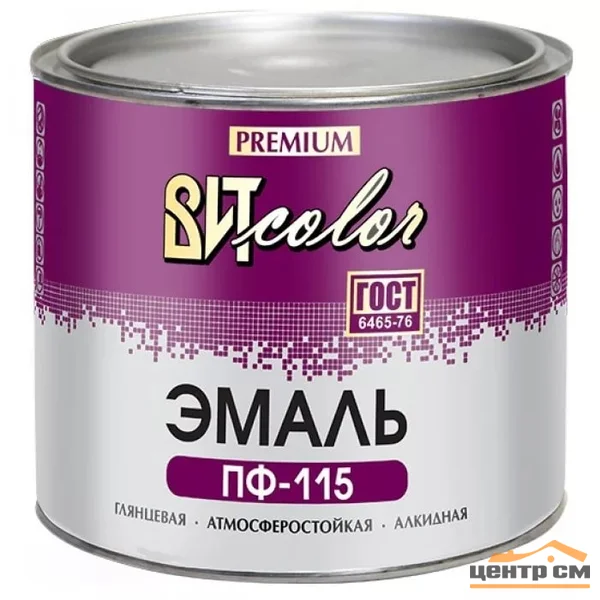 Эмаль ПФ-115 черная 2,7 кг ВИТ color ГОСТ 6465-76