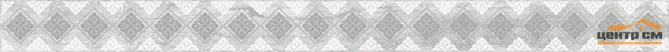 Плитка LAPARET Glossy Бордюр серый 4,8х60 арт.AD\A532\60110