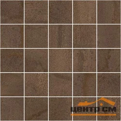 Плитка LAPARET Metallica Декор мозаичный коричневый 25х25 арт.MM34035