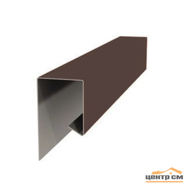 Планка завершающая сложная Ecosteel Matt ** для М/Сайдинга МП 30*25*3м.п.