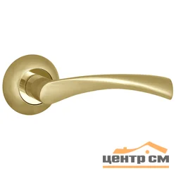 Ручка дверная PUNTO CRONA TL SG/GP-4 мат. золото/золото