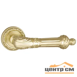 Ручка дверная PUNTO LUXOR MT SG/GP-4 матовое золото/золото