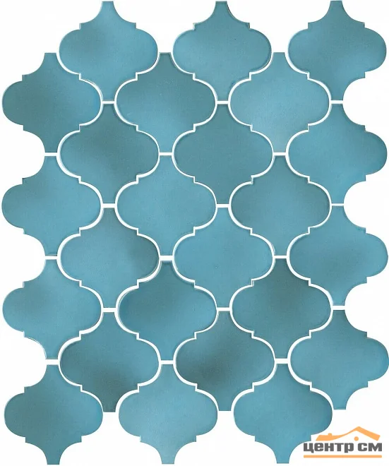 Плитка KERAMA MARAZZI Арабески Майолика голубой 26x30x7 арт.65005