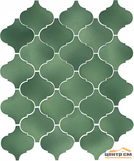 Плитка KERAMA MARAZZI Арабески Майолика зеленый 26x30x7 арт.65008