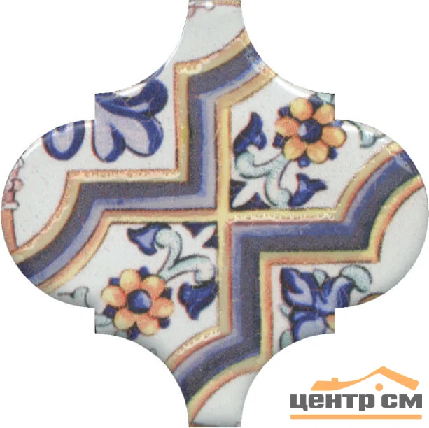 Плитка KERAMA MARAZZI Арабески Майолика декор орнамент 6,5x6,5x7 арт.OP\A161\65000