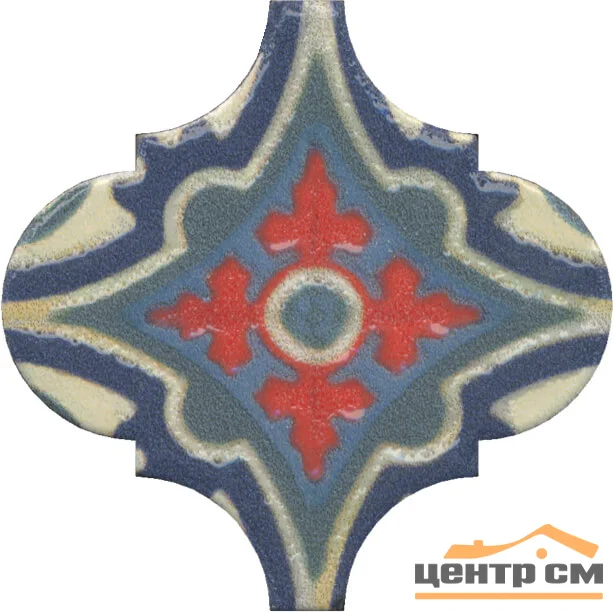 Плитка KERAMA MARAZZI Арабески Майолика декор орнамент 6,5x6,5x7 арт.OS\A29\65000