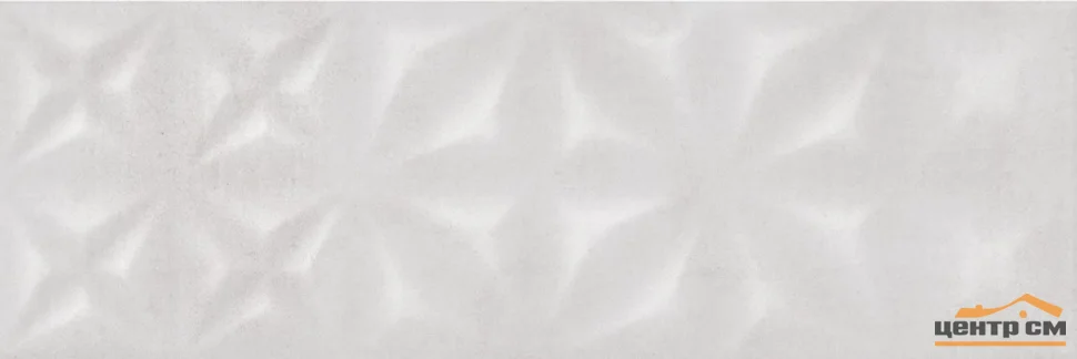 Плитка CERSANIT Apeks светло-серый рельеф стена 25x75 арт.ASU522D