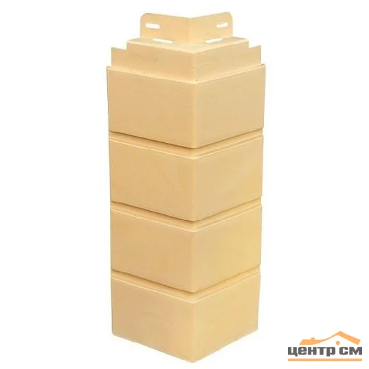 Угол наружный BrickPanel кирпич желтый 0,119*0,32 м