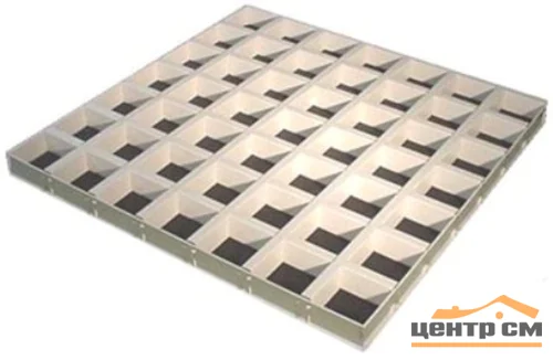 Плита потолочная ARMSTRONG Cellio C36 600х600х37 мм (ячейка 100*100*37) серый (2,88 кв.м./упак)