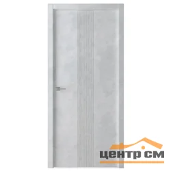 Дверь ВДК Стиль светлый бетон глухая 60х200, эмалит
