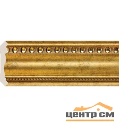 Багет интерьерный COSCA, "Ионики", Карниз 110, "Античное золото", арт.A110(1)/G327