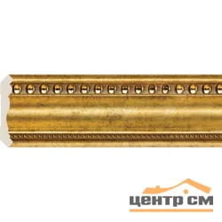 Багет интерьерный COSCA, "Ионики", Карниз 80, "Античное золото" 2,5м, арт.A80(1)/G327