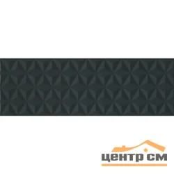 Плитка KERAMA MARAZZI Диагональ черный структура обрезной 25x75x11арт. 12121R