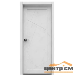 Дверь ВДК Нормаль светлый бетон глухая 80х200, эмалит Eco