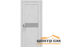 Дверь ВДК Горизонт светлый бетон глухая 60х200, эмалит Eco