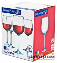 Набор фужеров Luminarc J8166/01706 вина 420мл ОСЗ "Аллегресс" (4шт)