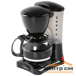 Кофеварка HOMESTAR HS-2021 550Вт, 0,6л, черная