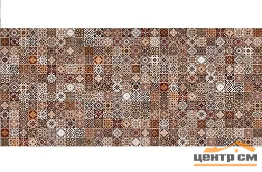 Плитка CERSANIT Hammam коричневая стена рельеф 44х20 арт.HAG111D