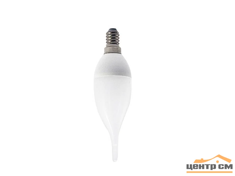 Лампа светодиодная 8W Е14 170-265V 2700K (желтый) свеча на ветру (СW35) Фарлайт