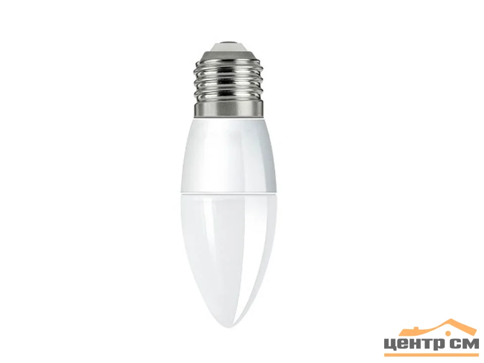 Лампа светодиодная 10W Е27 170-265V 2700K (желтый) свеча (С35) Фарлайт