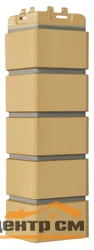 Угол наружный Grandline песочный со швом RAL 7006 (Клинкерный кирпич Design) 0,12*0,39 м